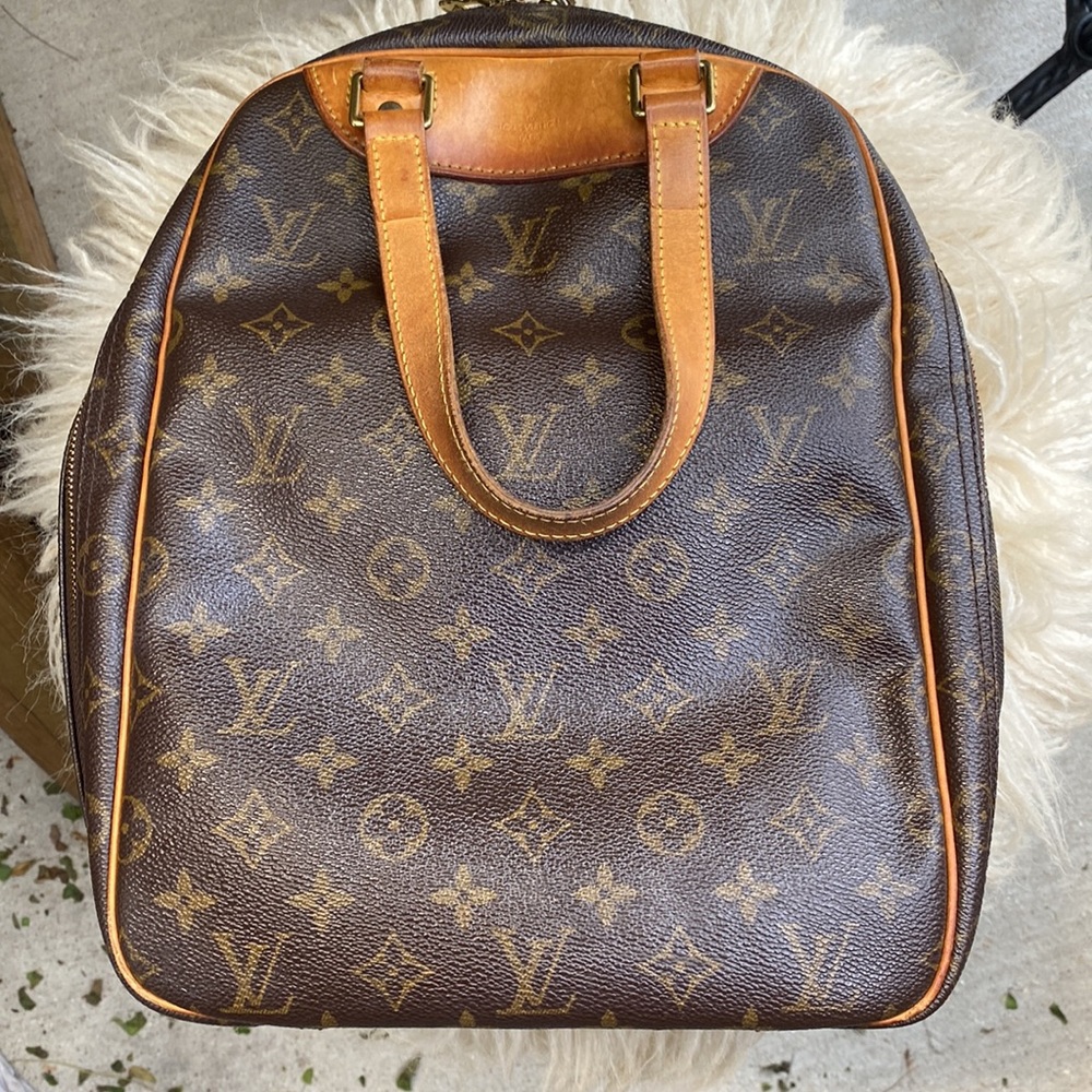 💎AUTHENTIC LOUIS VUITTON EXCURSION HANDBAG MONOGRAM - Picture 4 of 13